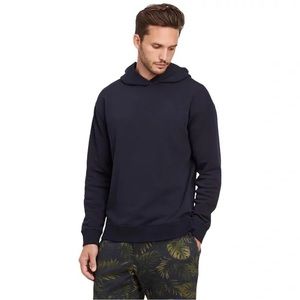 VINCE Side Zip Pullover Hoodie Navy Size Medium